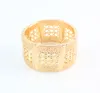 Vergulde sieradensets voor vrouwen Ketting Oorbellen Armband Ringen Sets Fijne Afrikaanse kralen Feest Bruiloft Accessoires