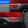 QCBXYYXH CarStyling 2pcs ABS Front Fog Light Trim Cover For Mazda CX5 2017 2018 Rear Fog Lamp External Sequins Accessories7206092