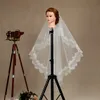 Nouveau élégant de haute qualité créateur de mode meilleure vente coude romantique blanc ivoire dentelle applique mantille voile pièces de tête de mariée pour le mariage