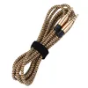 Braided Fabric Male Stereo Aux Extension Cables 1.5m Jack Audio Cable For Cell Phone Headphone MP3 Speaker Tablet