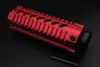 7 inch Length Red / Black / Tan Quad Rail Handgaurd Rail Mount System Free Float with/without Front End Cap