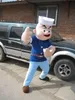 Hot yüksek kalite Gerçek Resimler Deluxe Popeye kostüm ücretsiz nakliye maskotu