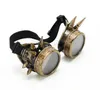 Vintage Viktorya Steampunk Gözlüğü Gözlük Kaynak Cyber ​​Punk Gotik Cosplay Güneş Gözlüğü