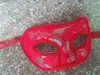 Venetianska Mystiska Brocade Lace Mask Kvinnors Venetianska Pretty Costume Balls, Prom, Mardi Gras Masquerade Eye Mask Accessor (svart röd vit