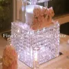 Bruiloft tafel middelpunt / bruiloft acryl kristal cake stand in ronde / vierkante 16 "diameter 8" tall (40x20cm) / 50x50x30cm