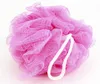 Bola de banho colorida puxar banho chuveiro bolha de sabão macio lavagem do corpo esfoliar esponja malha net bola bucha flor banho ball5308219