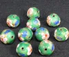 14mm Cloisonne Emaille Perlen Bunte Filigrane Echte Runde Lose Spacer Perlen Für DIY Schmuck Armband Handwerk Charms Cloisonne Perlen