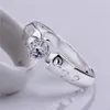 10 sztuk Różne styl Damski Sterling Posrebrzane Pierścionki DMMSR9, Moda Gemstone 925 Silver Plate Ring Factory Direct Sprzedaż