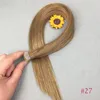 PU Bant saç İnsan saç uzatma Ipeksi Düz 100% Remy İnsan Saç # 60 platin sarışın Parti Stil Ücretsiz Kargo