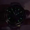 Lüks Erkekler Tasarımcı Saati Otomatik Mekanik Hareket Saatleri Paslanmaz Çelik Kayış Yeşil Ayarlanmalı İşaretçi 44mm Holluwatch Montre De Luxe