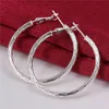 Brand New Women's Plated Sterling Silver Earring 10 Pairs A Lot Mieszany Styl Eme59, High Grade Moda 925 Srebrna płyta Okrągłe kolczyki