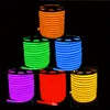 14*26 mm LED Neon Sign Flex Soft Neon Light 50m/Lot 80 LED/M Flexibele touwstrooklampen 220V EU -plug