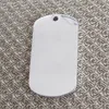 100pcs lot Blank Stainless Steel Military Army Dog Tags Mirror surface laser engravable Fashion Men Pendants260R