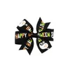 Neue 12 Farben Geist Halloween Haarspangen Kürbis Hairbow Haarnadel Kinder Grosgrain Bowknot Haarspangen Haarschmuck kostenloser Versand