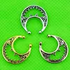 Mix Order 3 Color Nose Rings Stainless Steel Wide Loop Septum Hoop Fake Nose Studs Body Jewelry