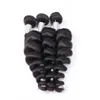 Brésiliens Vague Lâche Cheveux Humains Faisceaux 4 Pcs/Lot 100% Non Transformés Brésiliens Vierge Cheveux Lâche Vague Cheveux Trames Couleur Naturelle