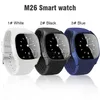 M26 Smartwatches Bluetooth Smart Watch pour téléphone mobile Android avec podomètre de lecteur de musique à affichage LED pour iPhone dans le paquet de vente au détail