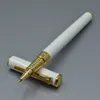 Luxury Picasso Roller ball pen for High quality Red and white metal stationery school office supplies writing smooth brand gift pens