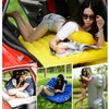 12 V Pomp + Opblaasbare Matras Auto Back Seat Cover Air Matras Travel Bed Draagbare Vakantie Opblaasbare Camping Pad Car Sex Bed