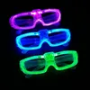 2017 cross year bar concert props, luminous glasses, LED cold glasses, flash toys wholesale