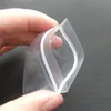 8x12cm(3.15"x4.73") Thick PE bag 100pcs x Small Zip Lock poly bag, Reclosable Clear plastic pouch zipper Grip seal,Jewelry self-sealed bags