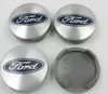 4 stks/partij 54mm Blauw/Zilveren Auto Wielnaaf Center Cover Caps Emblem Logo Badge Voor Fiesta Focus Fusion mondeo Escap