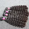 Maleisische maagdelijke haar onbewerkte Deep Wave Originele Remy Human Hair Extensions Inslag 1 stuk 8A