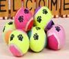 50pcs /ロットの最も安いペット犬のおもちゃテニスボールランキャッチスロープレイおもちゃのおもちゃランダムな色