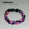 Power Energy Sport Bracelets Wristbands Inner titanium outside nylon help with recover