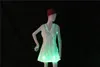 Robes LED femmes vêtements lumineux costume de carnaval robe lumineuse lueur dans le noir App contrôle tenue rave pour les femmes49412124032112