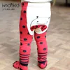 Hose Strumpfhosen Hosen Kinder Leggings Hosen Jungen Mädchen Baby Kleidung 10 Farbkleidung süße Cartoon -Leggings Socken zwei Sets 1553