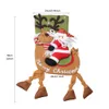 Święty Mikołaj śnieżny człowiek Xmas Stocking Choinki Ornament Kreatywny wiszący pończochy Torba 19 cal