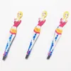 Whole Fashion Girl Cartoon Professional Eyebrow Tweezers Beauty Care Oblique Cosmetic Clip Printed Makeup Eyelash Extension To6111181