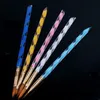 TDUSA - 5Pcs Acrylic 3D Painting Drawing UV Gel DIY Brush Pen Tool Set - NT#R56