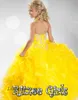 Beauty Girl's Pageant Dress Halter Kryształ Organza Party Cupcake Flower Girl ładna sukienka dla małych dzieciaków