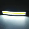 New Arrival flexible Waterproof White and Yellow Car Head Light COB LED Daytime Running Lights DRL Fog Lights with Turn Signal lig8542367