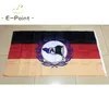 Niemiecki DSC Arminia Bielefeld FC 3 * 5 stóp (90 cm * 150 cm) flaga poliestrowa baner dekoracyjny latający flaga ogrodu domowego świąteczne prezenty