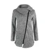 Hurtownia - zima jesień sezon Hot Kobiety Podstawowe Płaszcze Casual Kurtka Z Kapturem Płaszcz Długa Bluza Zipper Outwear Top Chaquetas Mujer