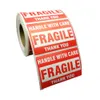 500pcs Emballage Avertissement Stikcer Fragile Handle with Care With Thank You Label Sticker 1 Roll 2x3 pouces 51 x 76mm 8126660