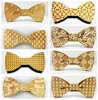 Hot Wood Bow Slipsar Goodwood 8 Stilar Handgjorda Vintage Traditionell Bowknot För Gentleman Bröllop Trä Bowtie Gratis FedEx TNT