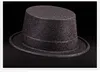 Halloween Ball performance performance chapeaux jazz chapeaux chapeau Lincoln casquette magicien chapeau poudre d'or chapeau casquettes