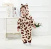 Abaodo Yeni Moda Hayvan Tasarımı Bebek Süren Sevimli Tatlı Sleepsuit Bebekler Bodysuit Uzun Kollu Çocuk Giyim Giyim Damlası 9126036
