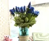 Wholesale 120pcs MOQ blue artificial flowers Fresh Real Touch rose Bud royal blue wedding decorations and bouquet