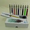 Ecigarette eGo EVOD Battery Starter Kit with ecig glass globle dual coils wax dry herb Vaporizer Atomizer tank vape pens box mod kits