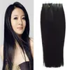Natural Color Use of human hair Skin Weft brazilian Straight hair tape in human hair extensions 100g 40pcs