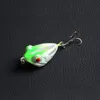 6 Kolor 4cm 6g Mockrux 3D Eee Fishing Lure Kolorowe Twarde Żaba Przynęty Ostry Hak Sprzęt Topwater Ryby Przynęty Zajmuje Haki przynęty