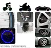 500pcs Firefly talade LED-hjulventilstamlocket däckrörelse Neonljuslampa för cykelcykelbil motorcykel