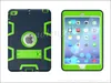 Funda protectora a prueba de golpes 3 en 1 Robot Defender Robot Hybrid PC + Soporte de silicona Protector de pantalla Funda trasera para iPad Mini 2 min3