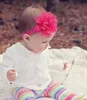 Barn baby flicka hår tillbehör huvudband stor tyg blomma huvudband barn acessorios para cabelo shabby faixa de cabelo tillbehör