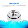 Submersible Waterproof Round Decoration Candle Lights With 3 SMD High Brightness LED, Coin Batteries For Pond Pool Bath Garden